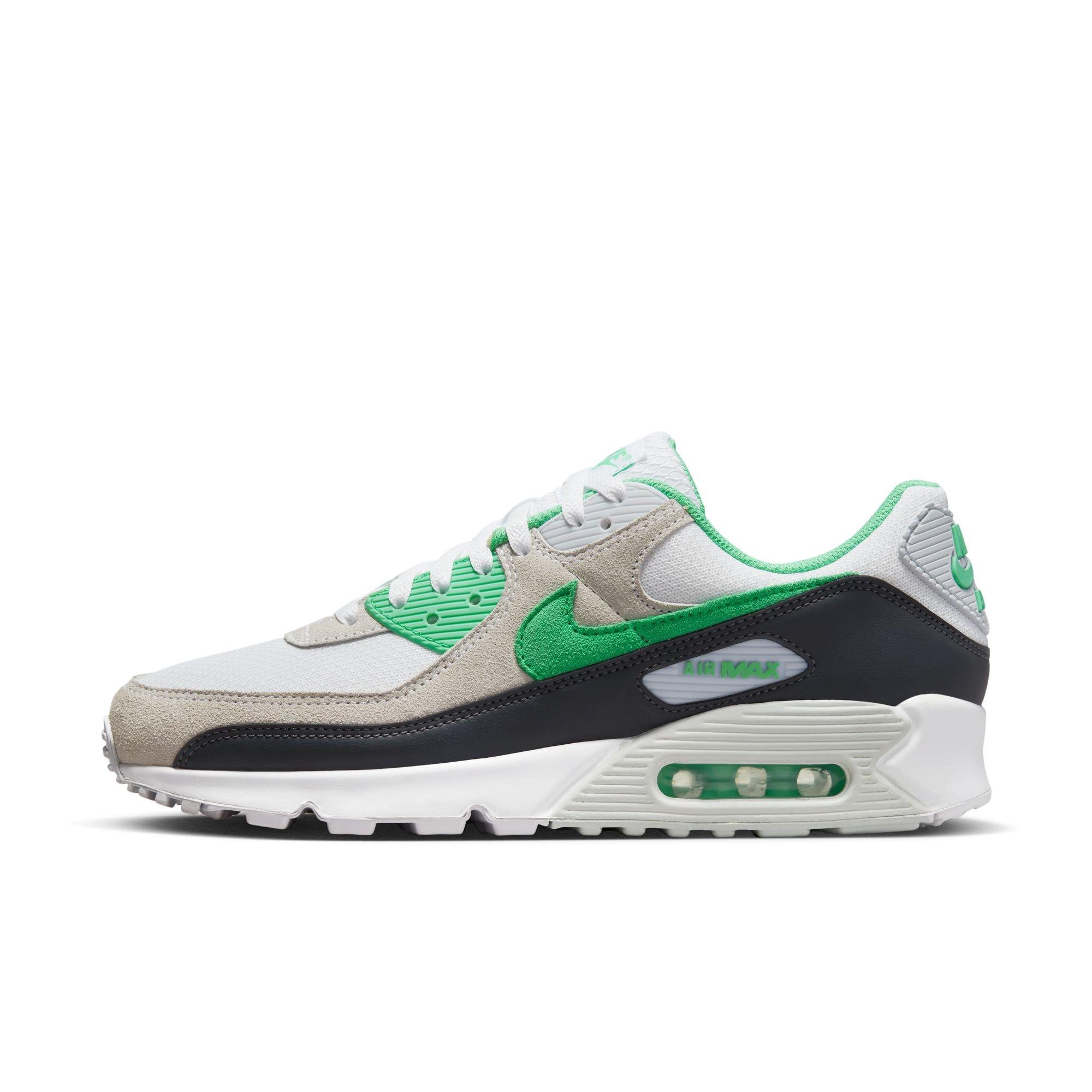 Nike Air Max 90 Men s White Spring Green Anthracite Shoe